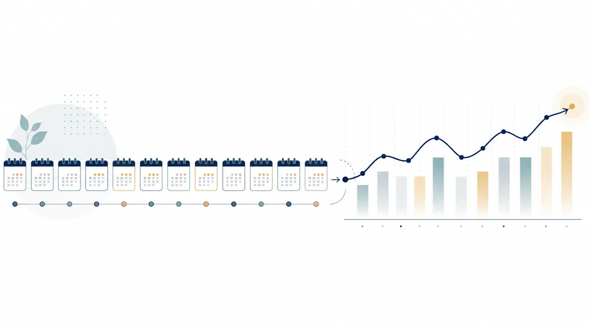 Diagramă editorială cu evoluția lunară a salariului mediu net în 2026